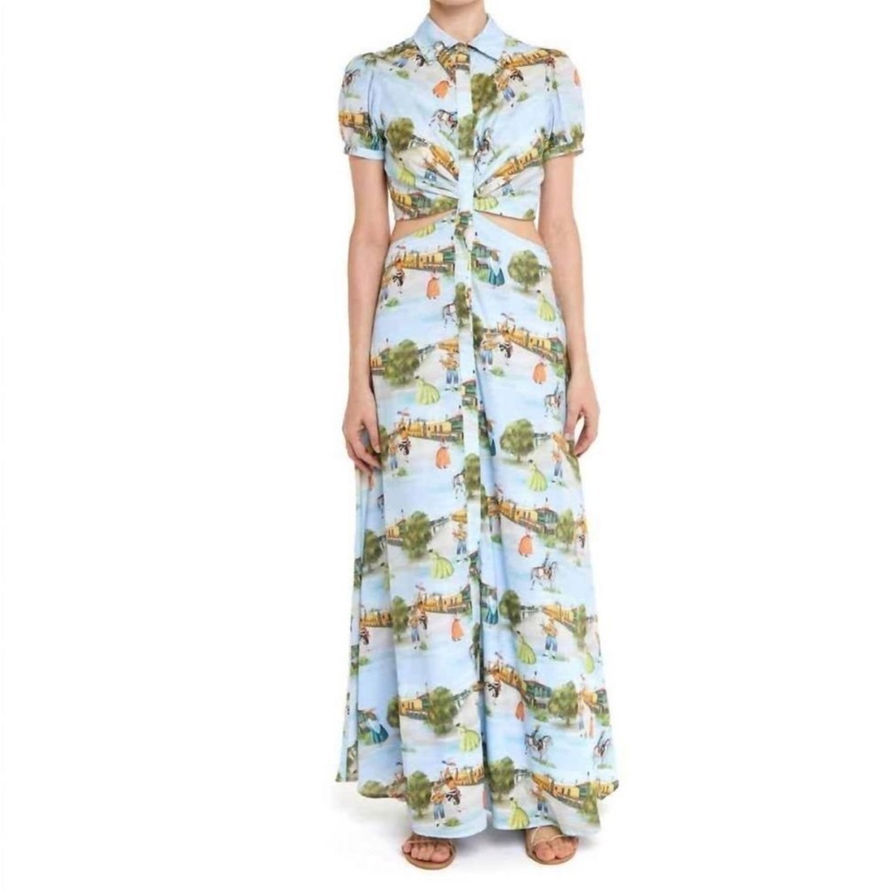 Fasce- NWT Limena Cutout Maxi Dress in Lima Print